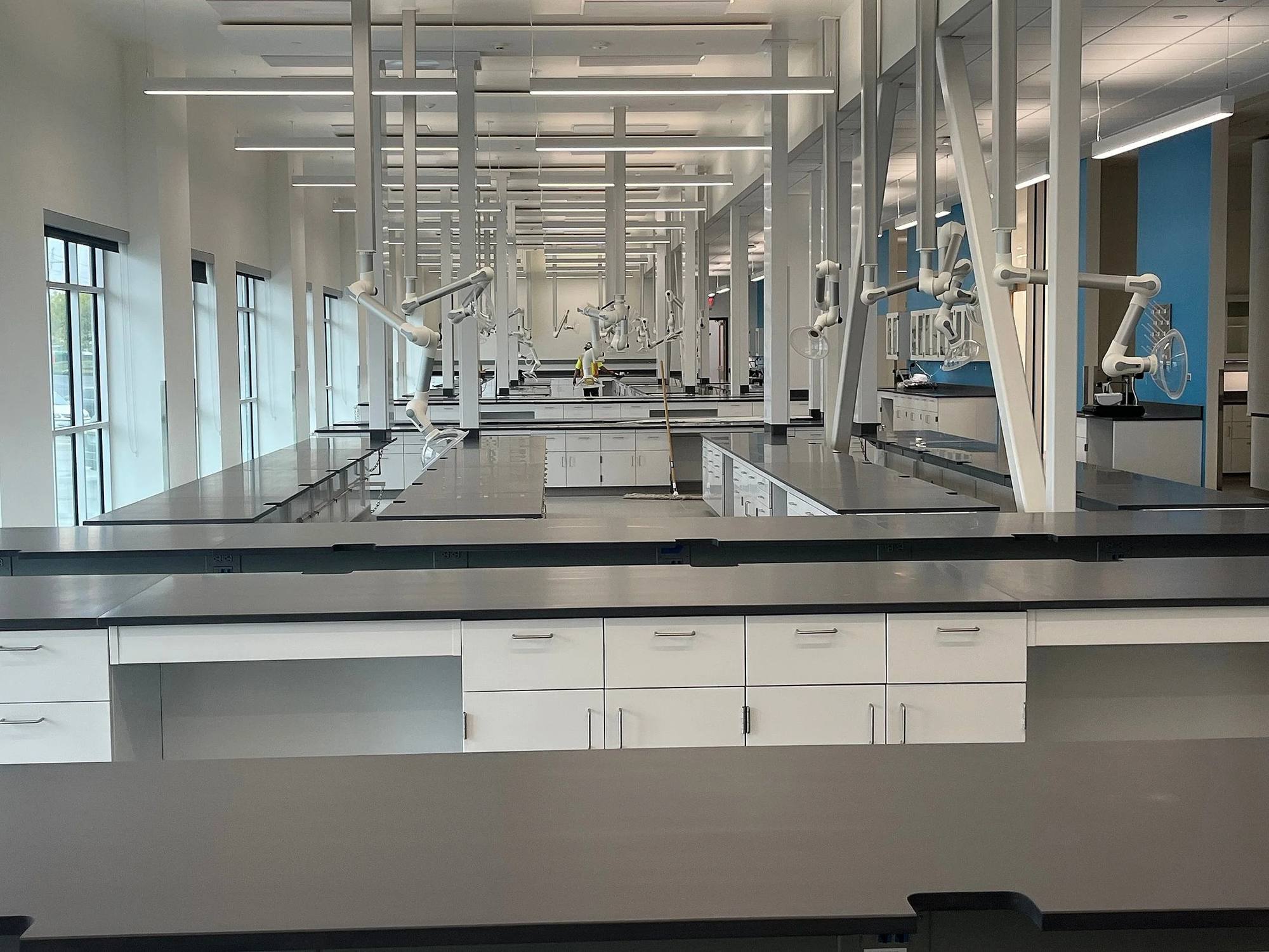 A finished teaching lab